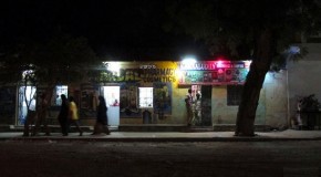 Somalia’s capital Mogadishu by night