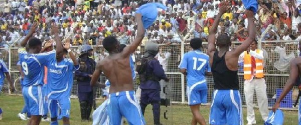 Ciyaartii Dhaxmartay Xulalka Kubbadda Cagta Soomaaliya iyo Burundi.