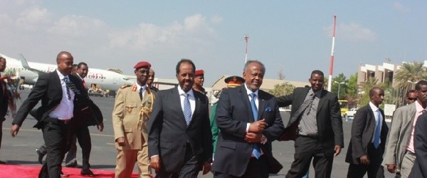 Madaxweynaha Jamhuuriyadda Soomaaliya Xasan Sheekh Oo Kulan La Leh Dalka Jabuuti