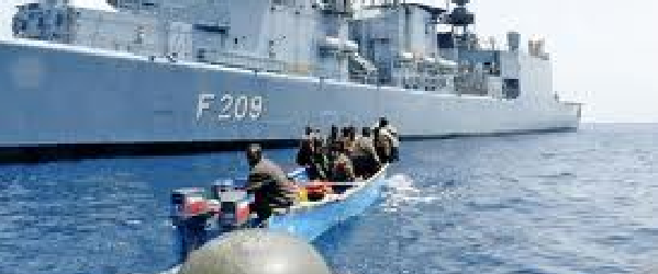 Nine Somali pirates for attacking German ship
