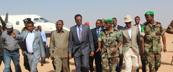 Ra’isulwasaaraha Xukuumadda & Wafdi Uu Hogaaminayo Oo Tagay Beledweyn