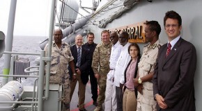Somalia The European Union and the Somali Federal Government Strengthen Ties On Board EU Naval Force Counter Piracy Flagship