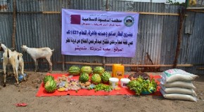 Munazzamat Al- Dawa Al- Islamiyya -Xafiiska Muqdisho – oo afurin u sameyn dad danyar ah oo ku nool Kaamamka Qaxootiga Muqdisho. “SAWIRRO”