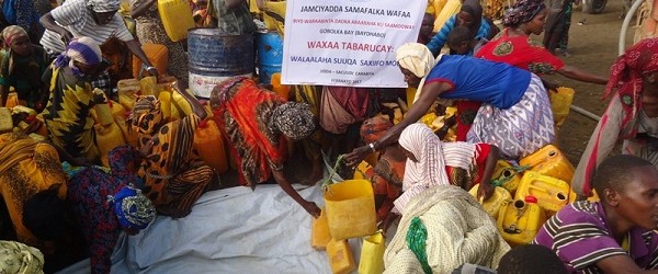 Al Wafa Charitable Association made water supply to Bay regional state of southwest Somalia